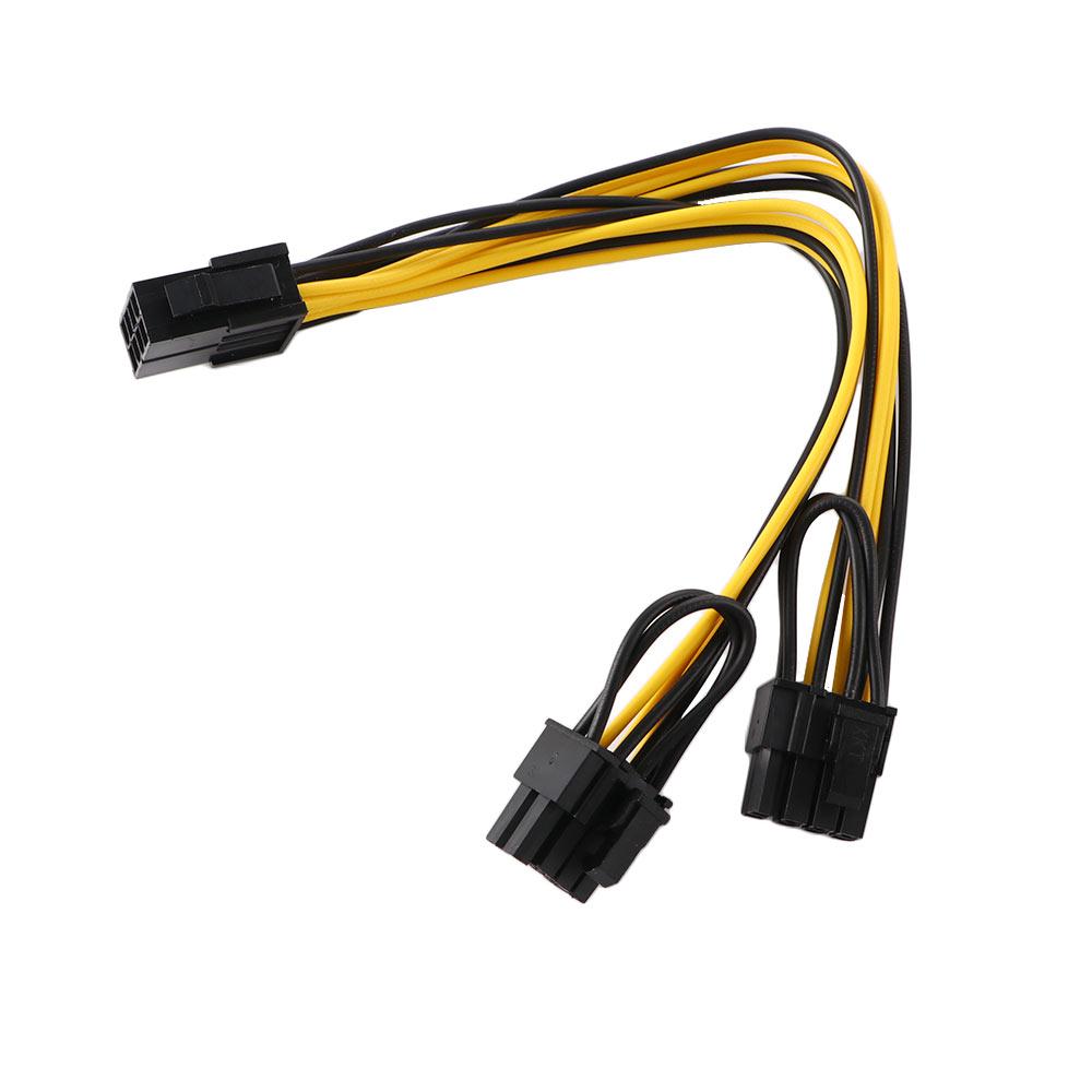 Splitter Cable GPU Splitter Cable Graphics Card Cable 8Pin to Dual 6+2pin 8Pin to Dual 8Pin