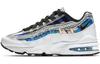 Air Max 95 LV8 White Blue Glaze Black GS BQ7218-100