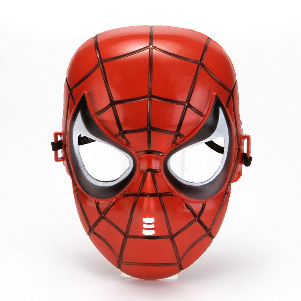 1× Spider-Man Maske mit elastischem Band Superhelden-Spielzeug für Kinder Halloween-Kostüm