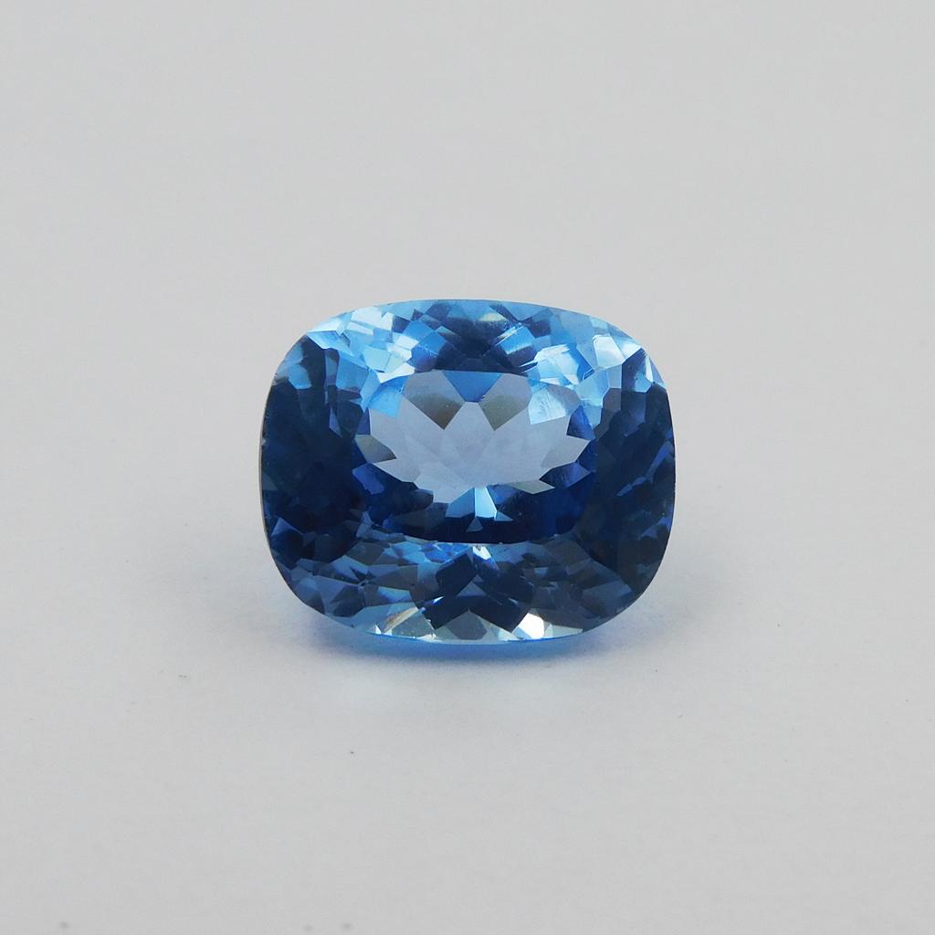 Natural Blue Sapphire Loose Gemstone 6.70 Ct Ceylon Cushion Shape September Birthday Birthstone