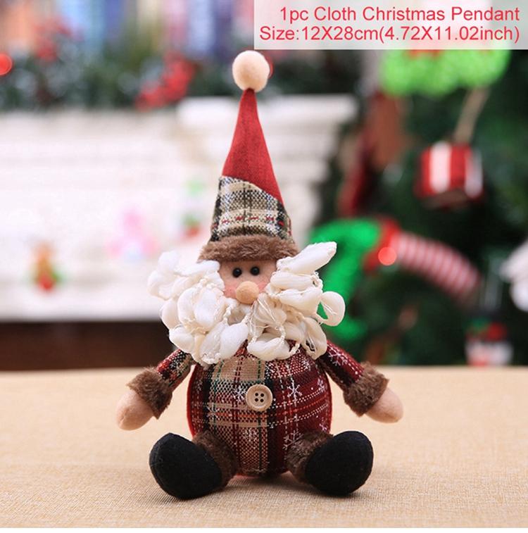 Weihnachtsmann Puppe Weihnachtsdekorationen Zuhause 2025 Deko Tisch Elch Puppe Weihnachtsschmuck Weihnachten Navidad Geschenke Frohes Neues Jahr 2026