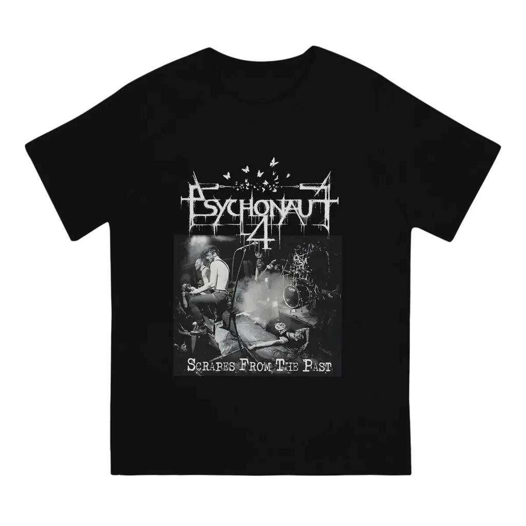 Scrapes From The Past T Shirts Unisex  100% Cotton Cool T-Shirt Crew Neck Psychonaut 4 Tee Shirt Short Sleeve Clothes New Arrival
