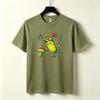 Pickle Rush Graphic TShirt Funny Pickle Cartoon Pickleball Paddle Print Black White Cotton Tee Casual Streetwear Unisex Unisex