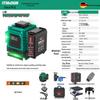 Green Light Outdoor Infrared Laser Level with Automatic Wall & Floor Alignment