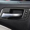 4Pcs Carbon Fiber Interior Door Handle Cover Trim Fits Dodge Charger 2015-