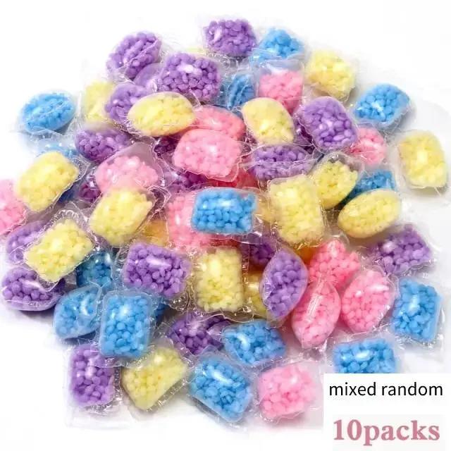 

10-20PCS Laundry Fragrance Beads Fabric Softener Perfume Scent Booster Clothing Diffuser For Home Laundry Clean Clothes Supplies