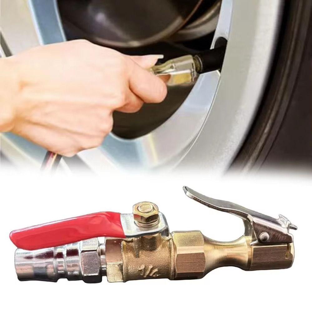 Mit Clip Schnellverschlussventil Aufsteckdesign Schneller Luftanschluss Reifenfülleranschluss SUV-Wartung