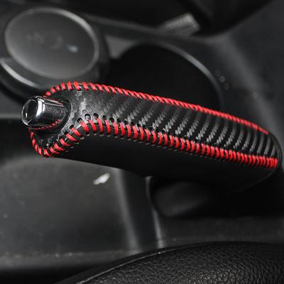Universal Car Gears Handbrake Cover Shift Lever Cover Collars Handbrake Cover Hand Brake Cover Anti-Skid Auto Parking Brake