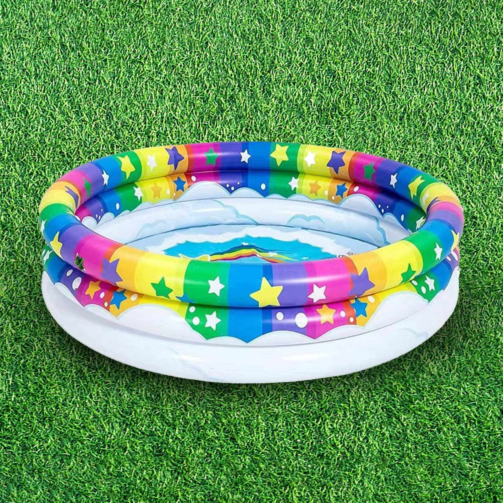 

120 x 30 см Бассейн Виниловый Бассейн Требуется Воздушный насос Детский сад Домашнее использование Круглый Фестиваль Звезда