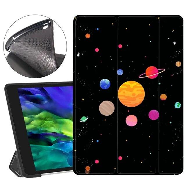 Space Dream Custodia morbida in silicone per iPad Air 4 2020 10.2 8a generazione Funda 7a Pro 11 2020 Mini 2 5 Air 3 5a 6a Coque