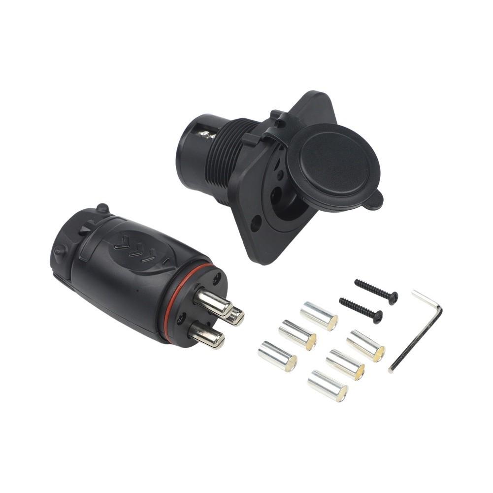 70A Trolling Motor Connector Waterproof Boat Receptacle High Current Capacity