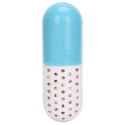 Désodorisants pour chaussures, capsules déshydratantes éliminant les odeurs, forme pour chaussures, sacs de garde-robe, voiture(Bleu &