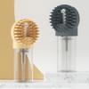 Multifunctional Soft Silicone Dog Hair Brush with Visible Bottle Gentle Massage Bath Detachable Cat Comb Dog Grooming Equipment