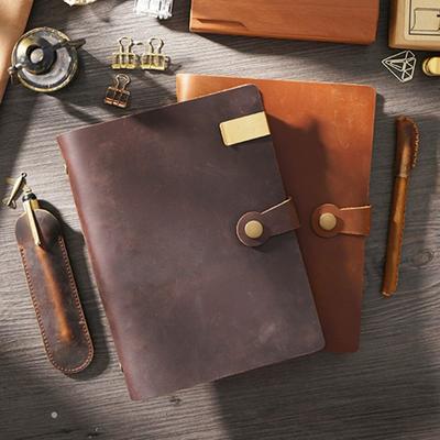 Caiete și Jurnale A5 Vintage, Copertă din Piele Moale pentru Blocnotes cu Hârtie de Inserție, Jurnal/Carnet de Schi Handmade, Papetărie Școlară și de Birou
