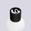 Kinkiet Halo Ip44 1 G9 Czarny Alu Sollux Sl.1712