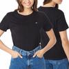 Tommy Jeans T-shirt Koszulka Damska Regular Fit Czarna DW0DW14616-BDS XS