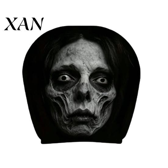 Headrest Protector Ghost Face Car Covers, Scary Seat Easy Install Cover Protector, Universal Stretchy Accessory for Most Cars
