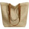 Woven Bag Straw Bag Women'S Bag Versatile Large Capacity Shoulder Portable Commuter Tote Bag