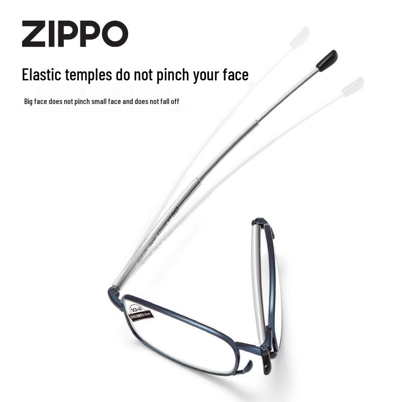 ZIPPO Folding Portable Anti-Blue Light Reading Glasses