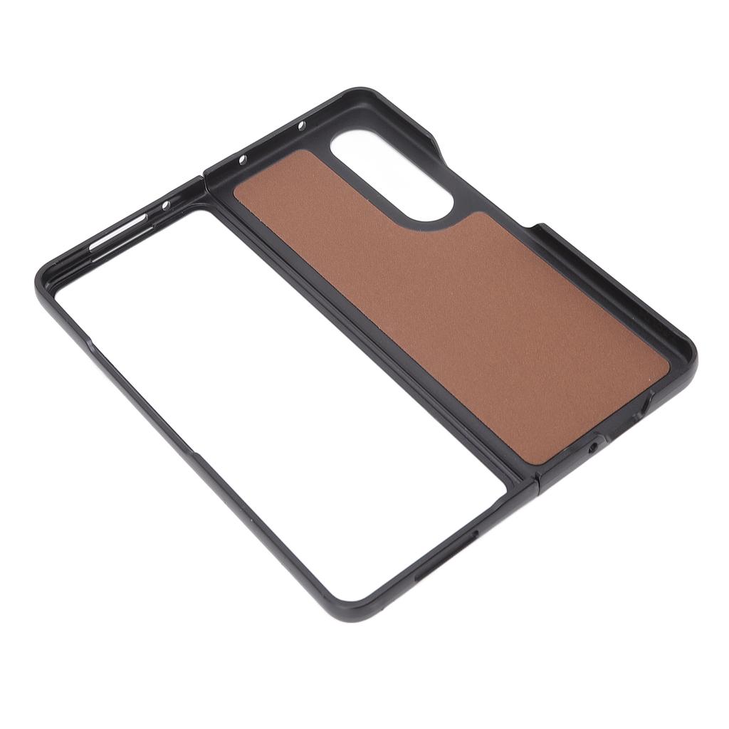 Klapphülle Kratzfest Stoßfest Synthetisches Leder Handyhülle für Galaxy Z FOLD 4