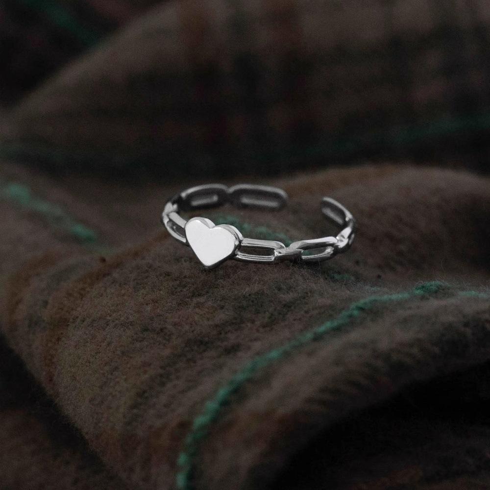 Кольцо-цепочка кольцо для еды кольцо-пряжка кольцо на палец ins холодное открытое кольцо