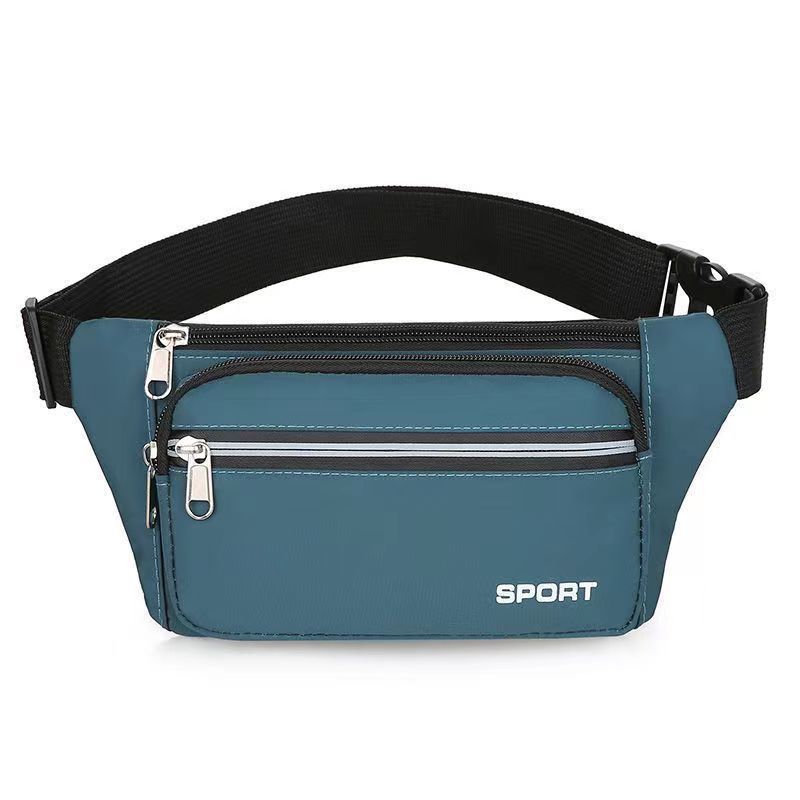 New Fanny Pack Men's Multi-functional Messenger Bag Men's High-end Fanny Pack Anti-splashing Light Mobile Phone Bag