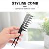New Barber Hairdressing Combs Multifunction Hair Detangler Comb Anti-static Haircare Hairstyling Tool Set Stylist Accessories