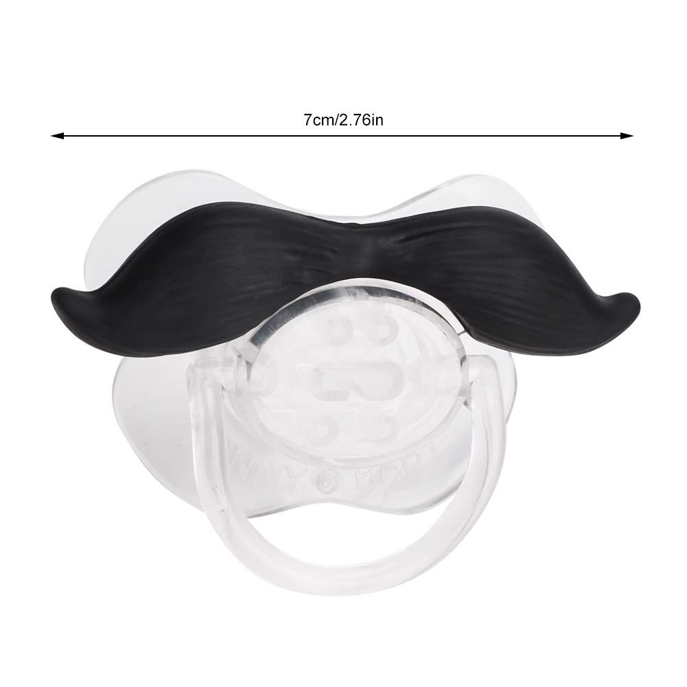 Pacifier with Newborn Nook Months Silicone Baby Baby Silicone Material Pacifier, Mustache, Pacifier, Pacifier, 0-6 Pacifier, Mustache, Mustache,