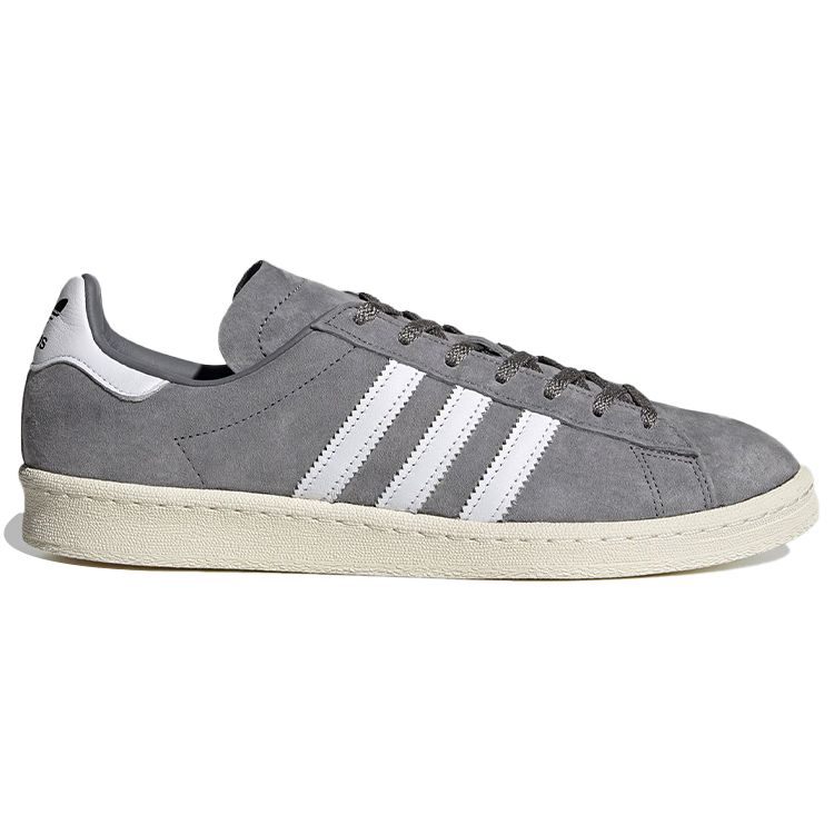 Adidas Campus 80s Grey Unisex Sneakers Cloud-White Off-White FX5439
