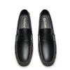 Genuine Leather Mens Casual Shoes Loafers Classic Men Business Shoes Lightweight Soft Moccasins Male Slip On Shoes Driving Flats