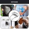 Stainless Steel Key Chain, Keychain Quick Release, Stainless Steel Keychain Carabiner with Multiple Rings