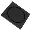 Schwarzes Duschabfluss-Set 10x10cm / 3.94x3.94in Bodenablauf Retro-Stil Bodenablauf-Sieb Küche