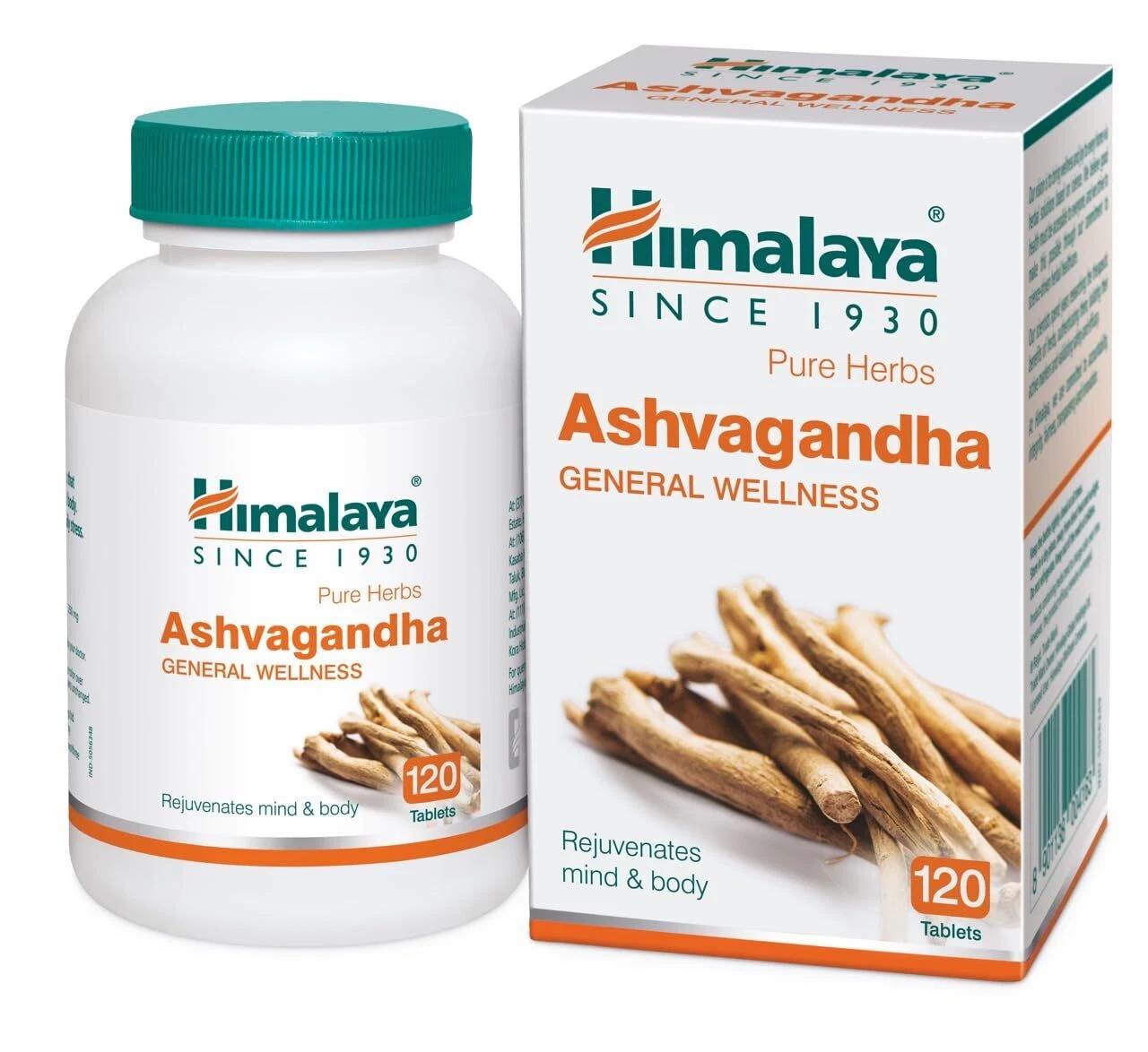 

Himalaya Ashvagandha 120 Tablets | Stress Relief | Rejuvenates Mind & Body
