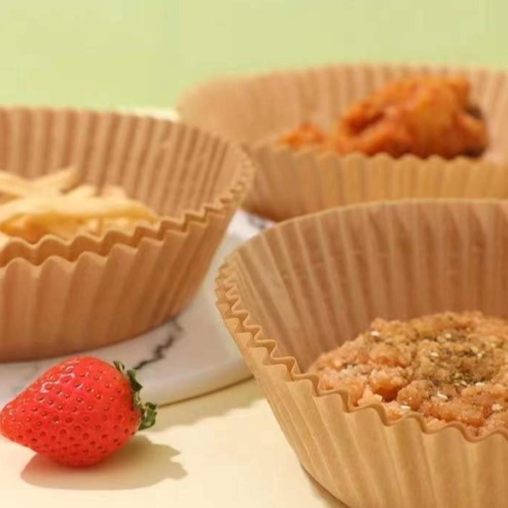 50/100 Stuks Hittebestendig Wegwerp Bakpapier Oliebestendig Airfryer Papier Oven