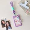 Candy Color Slide Cover 3-inch Card Holder Student Campus Bus Card Cover 3-inch Kpop Idol Photocard Holder Id Credit Card Holder