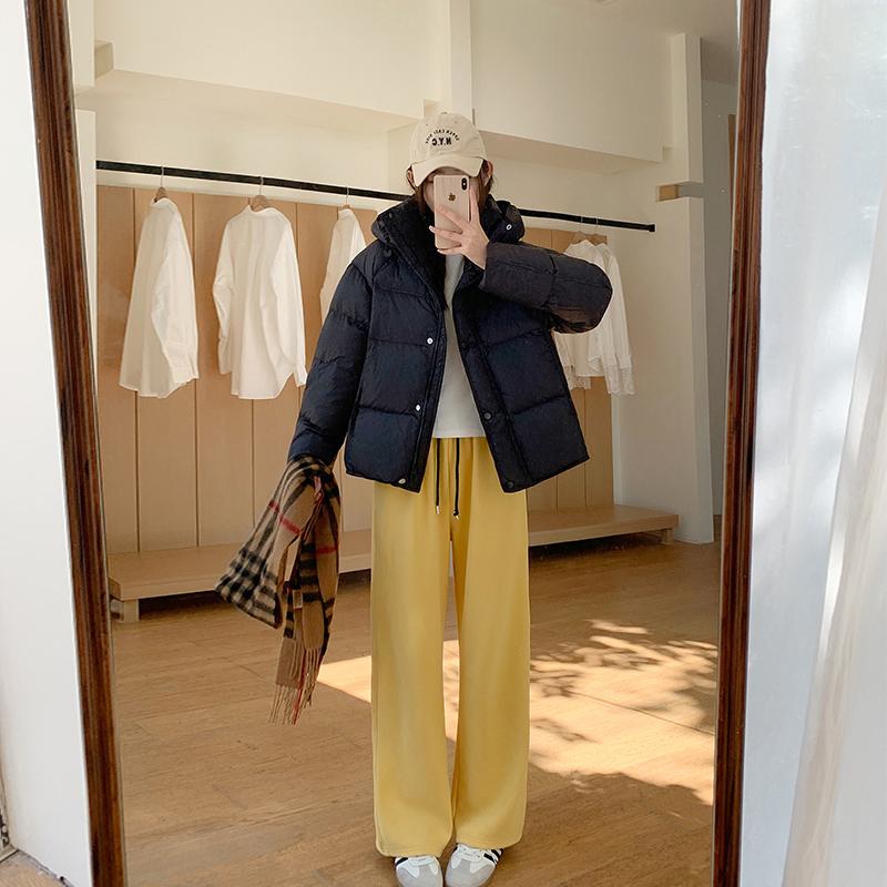 Autumn Winter Thicken Warm Parka Women Casual Sweety Solid Color Big Pocket Loose Long Hooded Coat Jackets Outwear