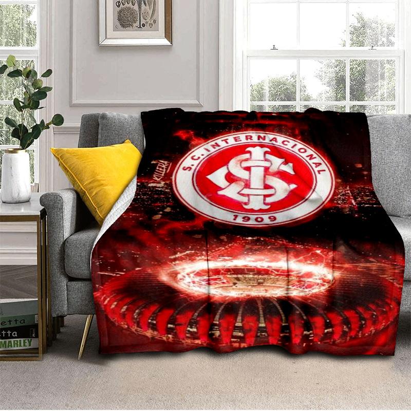 Inter Club Emblem Printed Throws Blanket Soft Flannel Blankets for Couch Bed Gifts for Men Women Picnic Blanket Christmas Gifts
