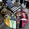 MH Pattern Round rug,Carpet Rug for Living Room Bedroom Playroom ,Non-slip Floor Mat,Holiday Gifts and Birthday Gifts.