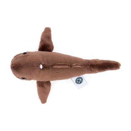 Porte-clés Peluche Mascotte Requin Mégamouth COLORATA - Jouet en Peluche Créature des Profondeurs Réaliste, 13 cm de Large, Polyester, Rayonne, Polyéthylène, Résine ABS,