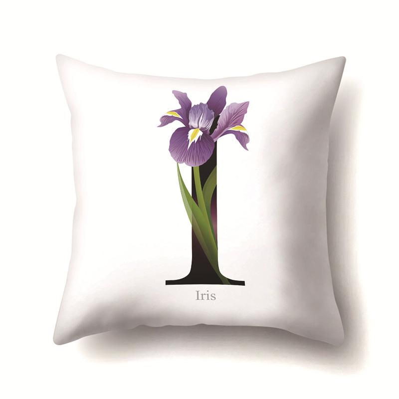 

Полиэстеровая наволочка с рисунком листьев подсолнечника и буквами для дома, гостиной, дивана, украшения автомобиля, наволочка на талию 40X40CM