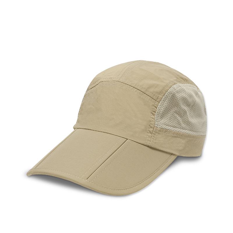 Outdoor Men's and Women's Folding Easy-to-carry Cap Sweat-absorbing Breathable Quick-drying Sun Protection Cap Fishing Cap Sports Baseball Cap