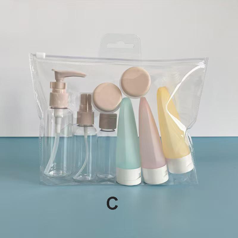 11Pcs Travel Toiletries Containers Set, Conditioner, Lotion – Refillable Mini Skincare Bottles for Airplane & Carry-On