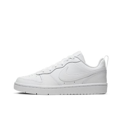 Court Borough Low 2 GS 'Triple White' BQ5448-100 Kids Shoes