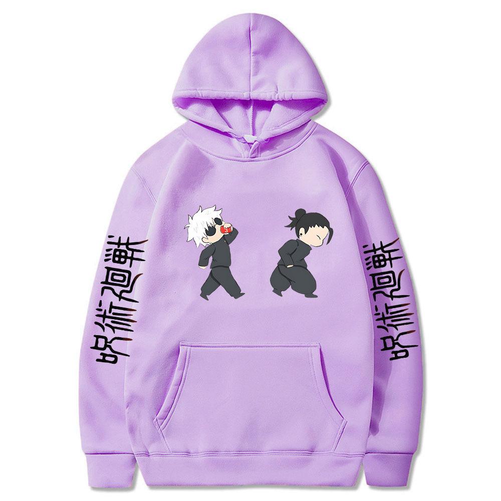 Jujutsu Kaisen Anime Hoodies Cartoon Satoru Gojo Cute Print