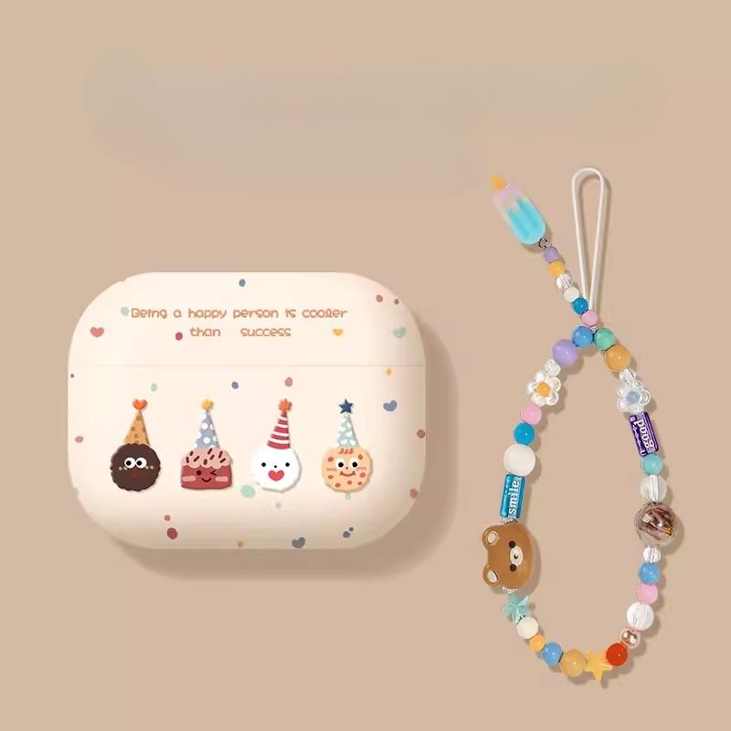 

Чехол для наушников AirPods 2 1 Pro 2 Hard Christmas Hat Bluetooth Wireless Charge Box Cut Covers Accessories for Air Pods 3 for Airpods 3