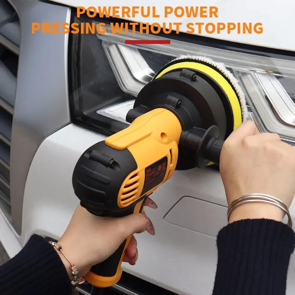 Polishing Machine Car Beauty Waxing Sealing Glaze Machine Polishing Hand-held Electric Sander Steam Tool EU UK US AU Plug Amagi