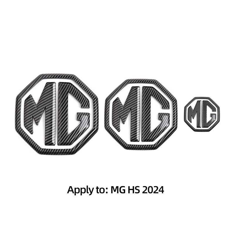 Car Front Badge Decoration Steering Wheel Sticker Rear Trunk Logo For MG Cyberster MG3 MG5 MG7 MG6 ZS ES5 ONE HS MG4 EV Cyber X VV222