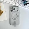 Matte Magnetic For  Case For For Iphone 17 16 1 14 13 12 11 Pro Max 14 1 16 Plus Air Shockproof Stand Cover with Lanyard