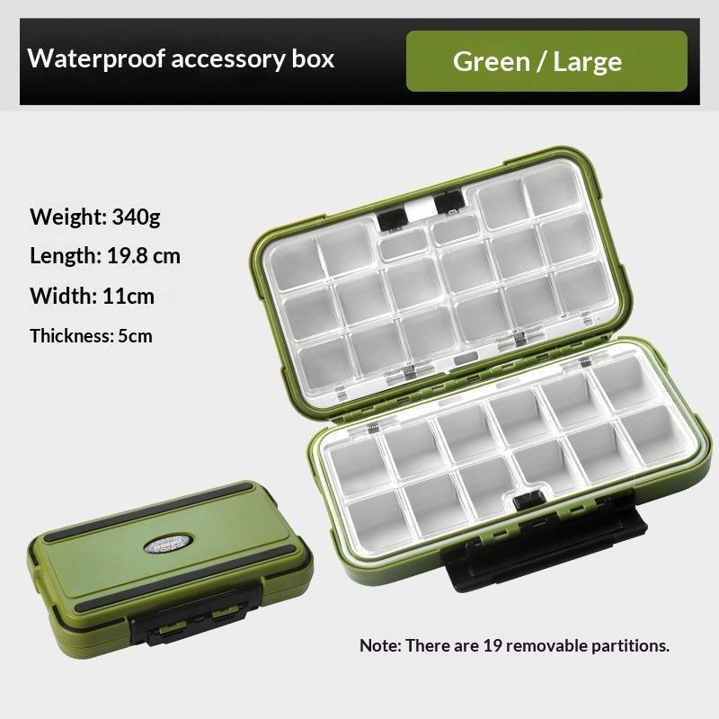 Double Sided Tackle Box Box Fishing Gear Accessory Storage Box Fishing Bait Box Mino Hard Bait Pencil Squid Fake Bait Box