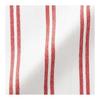 Muji Indian Cotton Yarn-Dyed Kitchen Towels, Set of 6, Red, Approx. 40x40cm, Absorbent, for Dish Wiping and Cleaning, 3 Assorted Patterns, Cotton